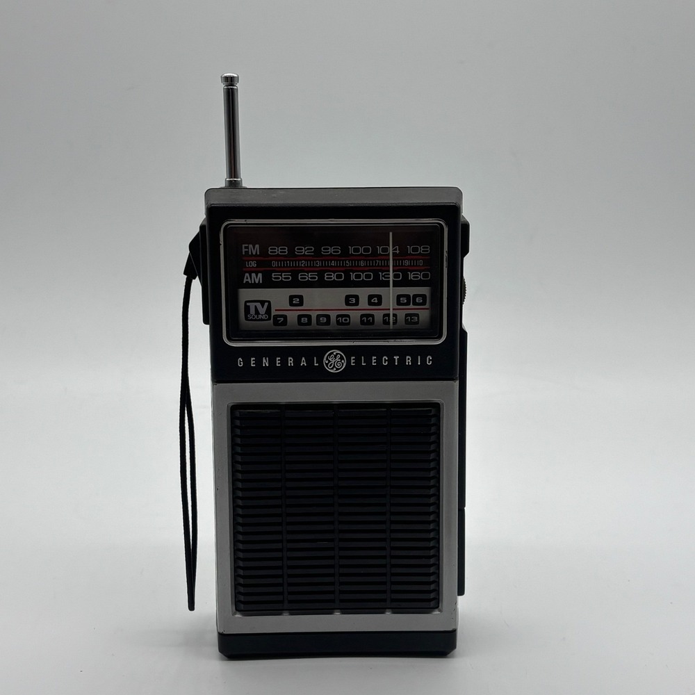 General Electric 7-2927A TV Sound Weather Radio Portable AM/FM For Parts Repair